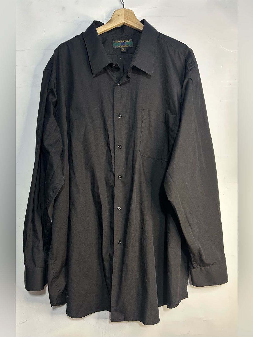 5 for $25🔥Alexander Julian Black Button Front Long Sleeve Shirt 4X